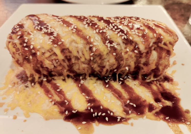 V's Cellar Door signature dishes Infused Burrito
Fusion Nachos
Elote